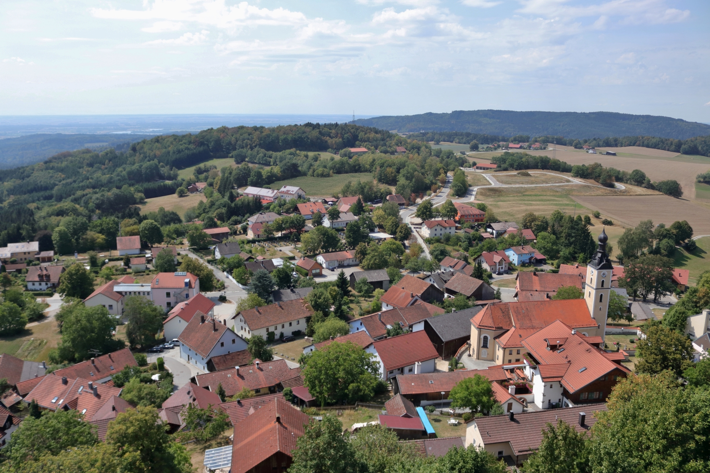 Blick auf Brennberg von der Ruine Brennberg