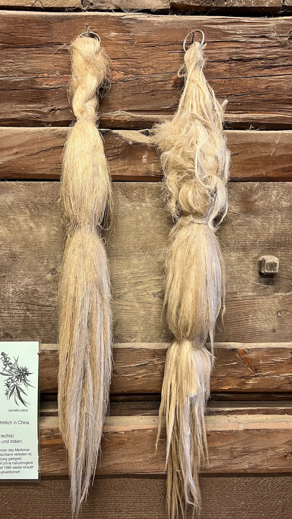 Two strands of hemp - Made from useful hemp fibers