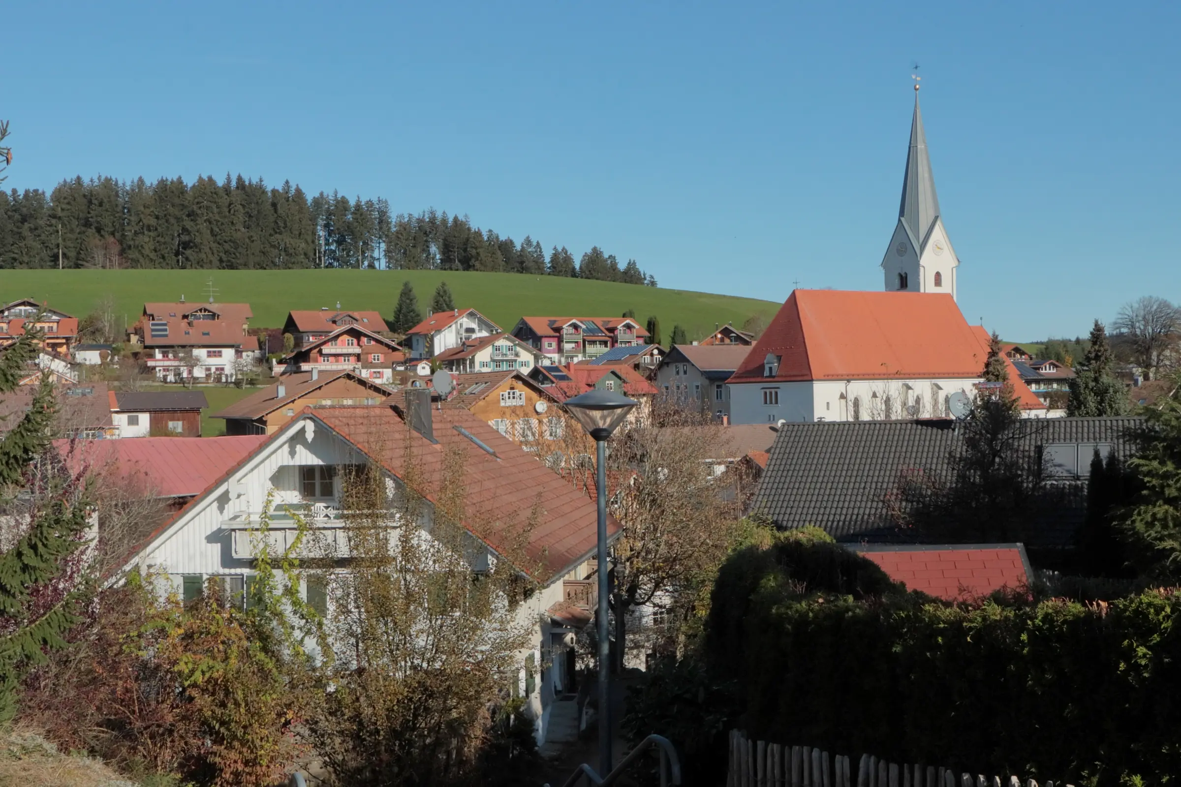 Blick auf Stiefenhofen 